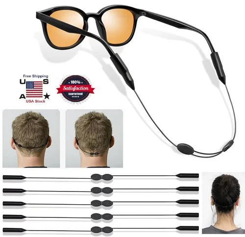 8× Sports Sunglasses Neck Cord Strap Eyeglass Glasses String Lanyard Holder US
