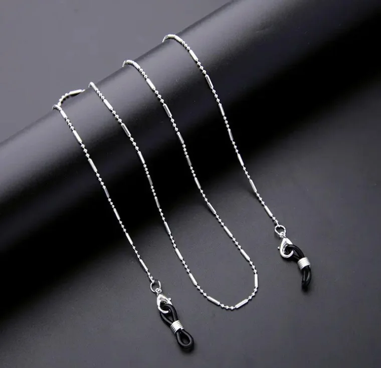 Glasses chain Silver Color Read Glasses Cord Lanyard Holder Neck Strap